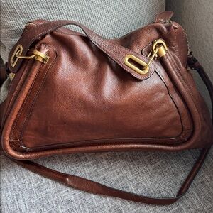 Chloe Brown Leather Handbag